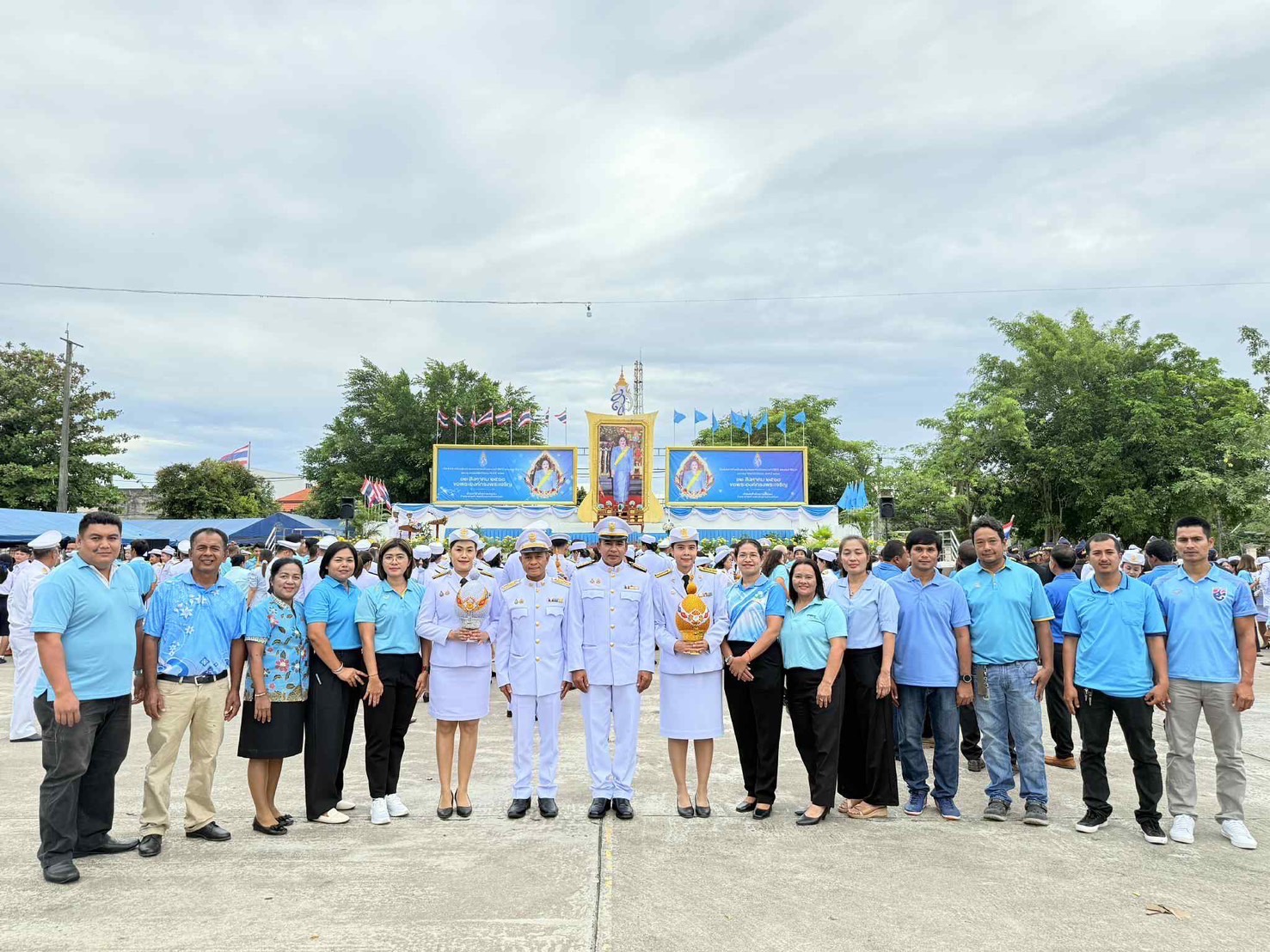 พิธีถวายเครื่องราชสักการะ วางพานพุ่ม และพิธีจุดเทียนถวายพระพรชัยมงคล เนื่องในโอกาสวันเฉลิมพระชนมพรรษาสมเด็จพระนางเจ้าสิริกิต์ พระบรมราชินีนาถ พระบรมราชชนนีพันปีหลวง 12 สิงหาคม 2568 🩵